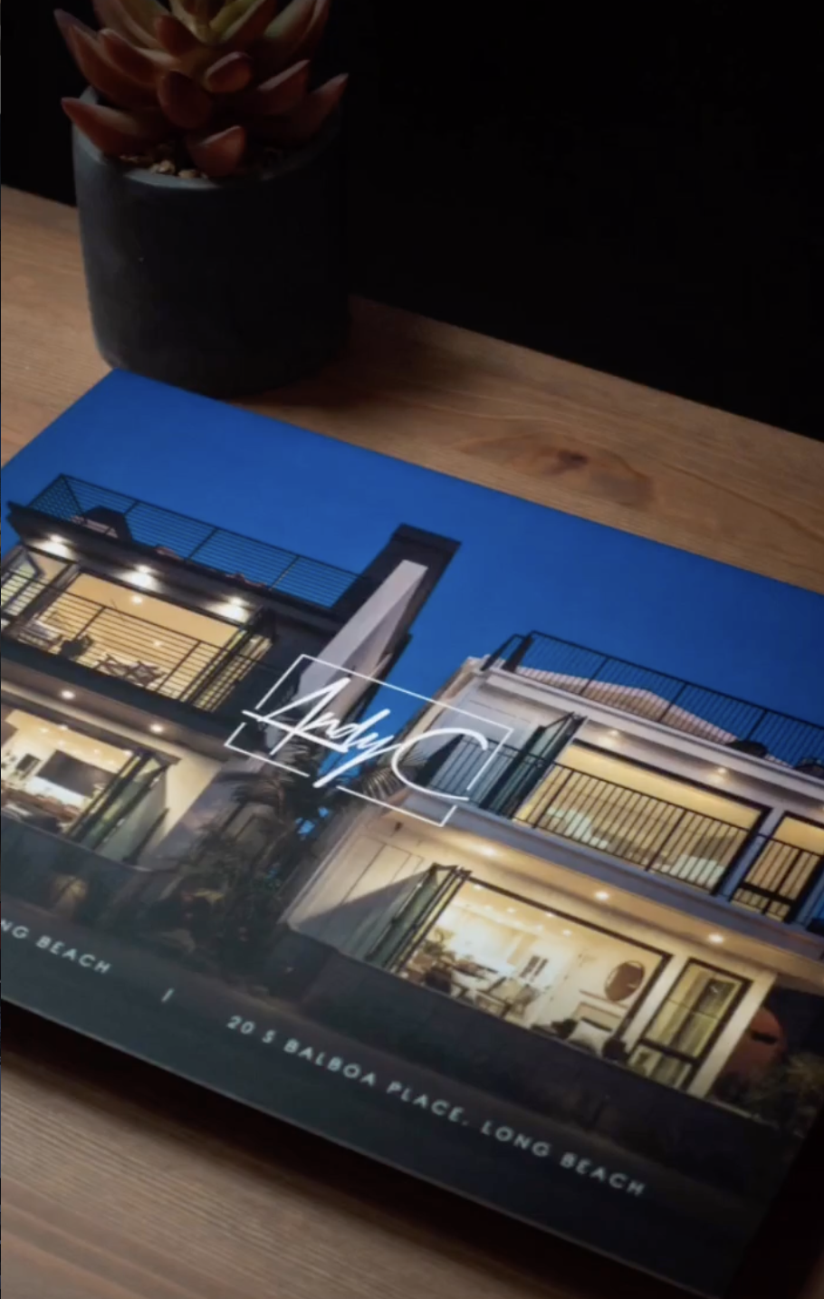 Evening architectural cover mailer